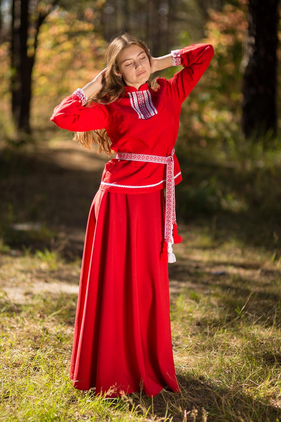 Underwear Women in Slavic costumes in Xinbei