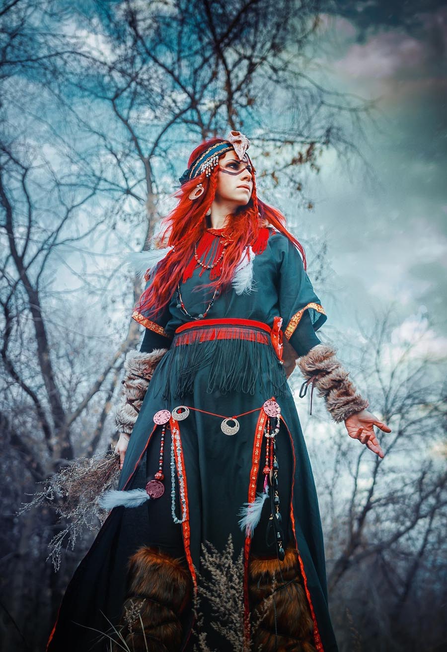 Girls in Slavic costumes underwear in Xinbei